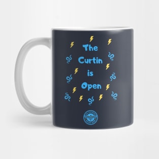 The Curtin is Open Mug